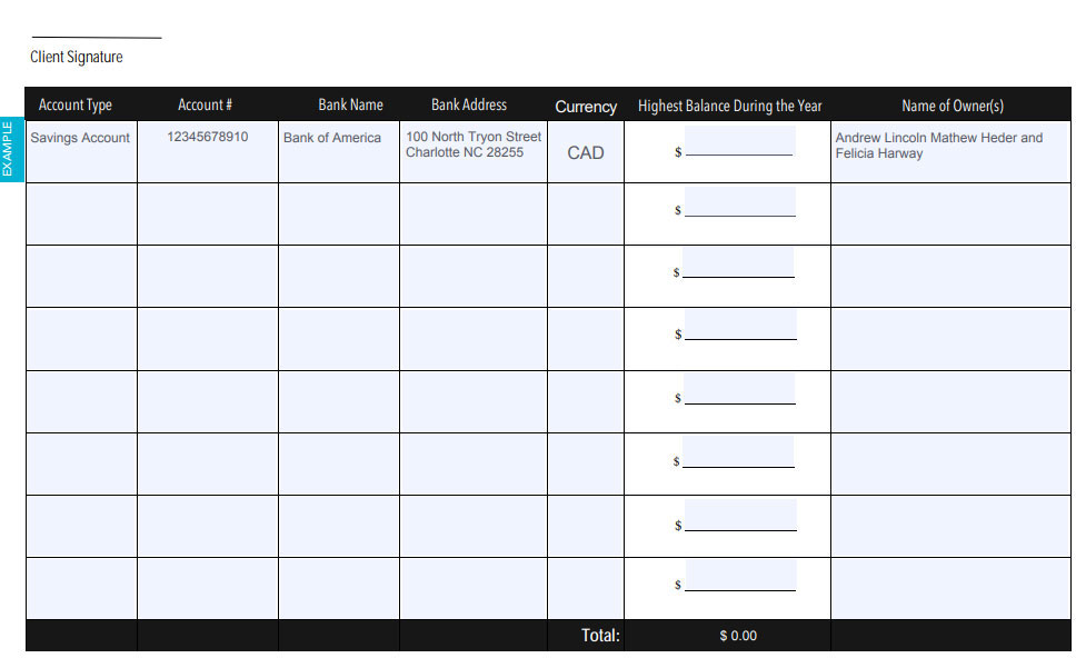 FBAR-Checklist
